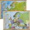 Podkładka na biurko - Mapa pol-fizyczna Europy