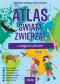 Atlas świata zwierząt z naklejkami i plakatem